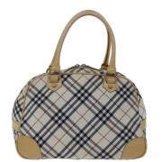 Pre-owned Fabric handbags Burberry Vintage , Beige , Dames