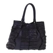 Pre-owned Leather handbags Miu Miu Pre-owned , Purple , Dames