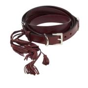 Pre-owned Leather belts Givenchy Pre-owned , Red , Dames
