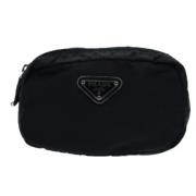 Pre-owned Fabric clutches Prada Vintage , Black , Dames