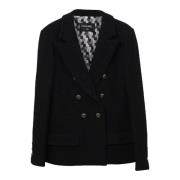 Pre-owned Wool outerwear Chanel Vintage , Black , Heren