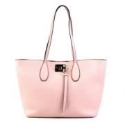 Pre-owned Leather shoulder-bags Salvatore Ferragamo Pre-owned , Pink ,...