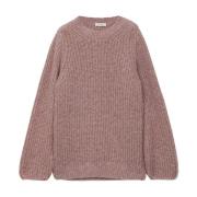 Zachte Alpaca-Blend Sweater Rodebjer , Pink , Dames