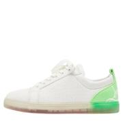 Pre-owned Leather sneakers Christian Louboutin Pre-owned , White , Her...