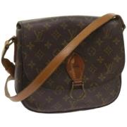 Pre-owned Canvas shoulder-bags Louis Vuitton Vintage , Brown , Dames