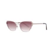 Rose Gold Cat Eye Zonnebril Guess , Pink , Dames