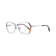 Zilveren Trapezium Optische Monturen Emilio Pucci , Gray , Dames