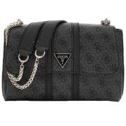 Beige Flap Handtas met 3D-logo's Guess , Gray , Dames