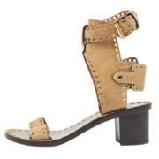 Pre-owned Suede sandals Isabel Marant Pre-owned , Brown , Dames