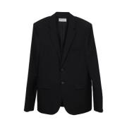 Pre-owned Wool outerwear Yves Saint Laurent Vintage , Black , Heren