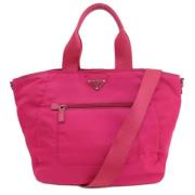 Pre-owned Fabric totes Prada Vintage , Pink , Dames