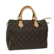 Pre-owned Canvas handbags Louis Vuitton Vintage , Brown , Dames