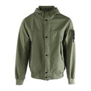 Groene Soft Shell Jas Stone Island , Green , Heren