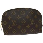 Pre-owned Canvas clutches Louis Vuitton Vintage , Brown , Dames