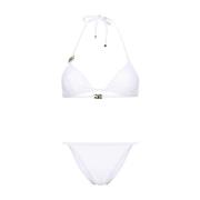 Triangle Tanga Bikini Broekje Dolce & Gabbana , White , Dames