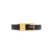 Leren riem Balmain , Black , Dames