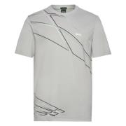 Casual Katoenen T-Shirt Hugo Boss , Gray , Heren