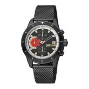 Elegante Zwarte Analoge Multi-Functionele Horloge Just Cavalli , Black...