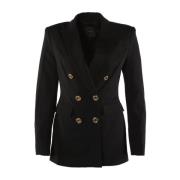 Elegante Zwarte Blazer Pinko , Black , Dames