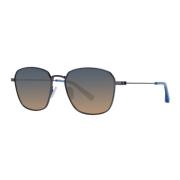 Blauwe Lens Roestvrijstalen Zonnebril Ted Baker , Gray , Heren