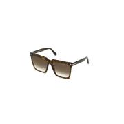 Habana Stijl Zonnebril Tom Ford , Brown , Unisex