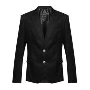 Wollen blazer Balmain , Black , Heren