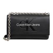 Shoulder bag Calvin Klein Jeans , Black , Dames