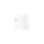 Witte denim rok met barok details Versace Jeans Couture , White , Dame...