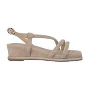 Kristal Sleehak Sandalen Alma EN Pena , Brown , Dames