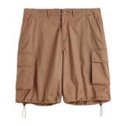 Gouden Bruine Tactiele Ripstop Cargo Shorts Our Legacy , Brown , Heren