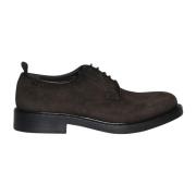 Suède derby veterschoenen Alexander Hotto , Brown , Heren