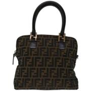 Pre-owned Canvas fendi-bags Fendi Vintage , Brown , Dames