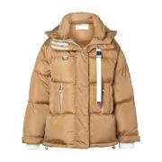 Stijlvolle Pufferjas Shoreditch SKI Club , Beige , Dames