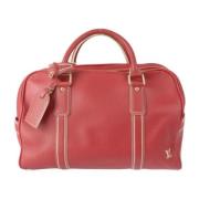 Pre-owned Leather louis-vuitton-bags Louis Vuitton Vintage , Red , Dam...