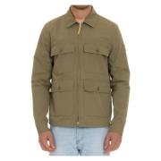 Groene Outdoor Katoenen Jas Belstaff , Green , Heren