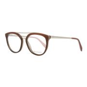 Bruine Ronde Optische Brillen met Veerscharnieren Emilio Pucci , Brown...