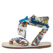 Pre-owned Satin sandals Christian Louboutin Pre-owned , Multicolor , D...