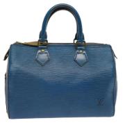 Pre-owned Leather louis-vuitton-bags Louis Vuitton Vintage , Blue , Da...