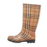 Pre-owned Rubber boots Burberry Vintage , Beige , Dames