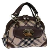 Pre-owned Canvas handbags Burberry Vintage , Multicolor , Dames