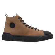 Heren Bruine High-Top Winter Sneakers Er00112219 Estro , Brown , Heren