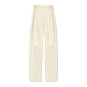 Broek `Avoriaz` Max Mara , Beige , Dames