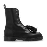 Enkellaarsjes met vetersluiting JW Anderson , Black , Dames