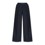 Wollen broek Marni , Blue , Dames