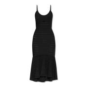 Jurk met bandjes Victoria Beckham , Black , Dames