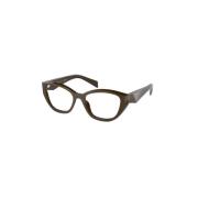 Groene Frame Zonnebril Prada , Brown , Heren