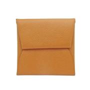 Pre-owned Leather wallets Hermès Vintage , Brown , Dames