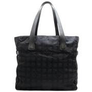 Pre-owned Canvas totes Chanel Vintage , Black , Dames