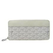 Pre-owned Canvas wallets Goyard Vintage , Gray , Dames