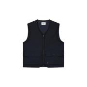 Outdoor Utility Vest Olaf Hussein , Black , Heren